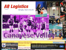 Tablet Screenshot of canavesevolley.org